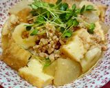 厚揚げと大根の味噌そぼろ煮作り方5写真