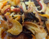 ホッキ貝のひもとキクラゲの豆板醤炒め作り方5写真
