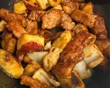 豚肉とサツマイモと蓮根の黒酢酢豚作り方8写真