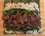 ほうれん草たっぷりプルコギのりまき作り方7写真