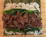 ほうれん草たっぷりプルコギのりまき作り方7写真