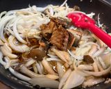 サバ缶としめじの和風パスタ作り方5写真