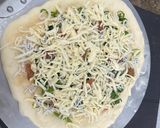 ★PIZZA★しらす・梅・ねぎ・海苔 和風ピザ作り方6写真