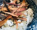 毎日のしろごはん●シンプル削り節ごはん作り方1写真