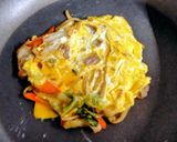 残り焼きそばアレンジ✳焼きそばトースト作り方5写真