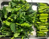 のらぼう菜の煮浸し。作り方1写真