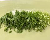 調理時間10分以内！青菜チャーハン作り方2写真