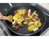 長ねぎとじゃがいもの味噌バター炒め★動画あり★作り方12写真