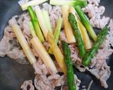 簡単今夜の夕飯！アスパラ豚肉さっぱり炒め作り方7写真