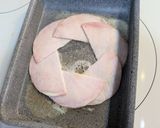朝食☆お花の目玉焼きトースト作り方2写真