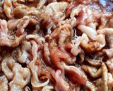 簡単☆しゃぶしゃぶ肉で豚肉の生姜焼き作り方4写真