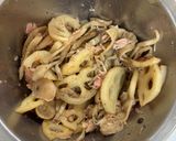 焼き蓮根ときのこのレモンツナマリネ作り方4写真