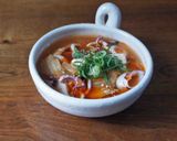 いかと豆腐のキムチスープ作り方5写真