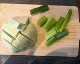 キャベツとハムの炒め物作り方3写真