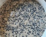 黒豆プリン☆お節の残りで豆乳デザート作り方2写真