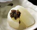 旬のお野菜いただきます！蕗味噌大根作り方4写真