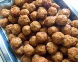 肉団子とキャベツのオイスター炒め作り方5写真