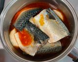 釜山で食べた美味しいサバと大根の煮付♫作り方4写真