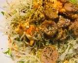 輪切り魚肉ソ＆玉子の炒めもの作り方3写真