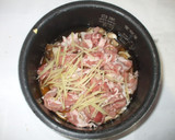 舞茸炊込みご飯♪簡単レシピ豚肉作り方6写真