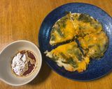 余った冷凍餃子で！潰して焼くカリもちチヂミ作り方8写真