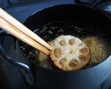 サクサク!クリケハンバーグの蓮根挟み揚げ作り方12写真