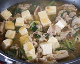 10分完成！豚こま麻婆豆腐丼作り方4写真