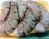 大葉＆豚バラ肉を巻いたBIGな海老フライ作り方1写真