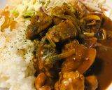 レトルト●カレー粉で炒めるオニオンポークカレー作り方4写真