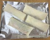 たけのことほうれん草の春巻き作り方6写真