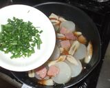 大根あんかけ煮♪簡単ちくわベーコン作り方7写真