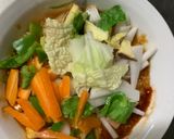お一人様野菜たっぷり簡単タコス味白菜炒飯作り方10写真