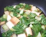 厚揚げとチンゲン菜のオイスターソース煮作り方4写真