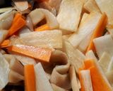 いかの旨味☆薄切り大根とイカの炒め煮作り方2写真