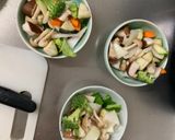 洋風シーフードおこわ味根菜茄子甘酢酢豚作り方12写真