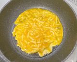 ライスペーパーピザ♪パジルベーコンチーズ作り方4写真