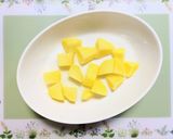 簡単夕飯主菜ブロッコリーとじゃがいも蛸バジル炒め作り方3写真