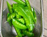 シャキッと絹さやの豚肉巻き♪作り方2写真