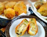 *なすと豚肉のチーズとろ〜り挟み揚げ*作り方7写真