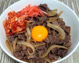 超簡単！お肉たっぷりつゆだく牛丼！！作り方8写真