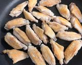鶏手羽中のピリ辛焼き。作り方2写真