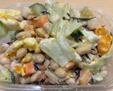 大豆ひじき野菜スティック茹で卵の謎サラダ作り方8写真