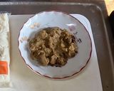 残り物のカレーで釜玉カレーきしめん作り方1写真