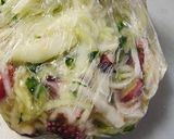 青パパイヤとキュウリとタコの酢の物作り方6写真