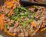 簡単　焼肉丼作り方4写真
