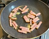 春キャベツとベーコンのペペロンチーノ作り方3写真