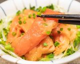 トラウトサーモンの柚子胡椒丼作り方6写真