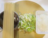 リーキ（ポロネギ）のカチョエペペ作り方1写真