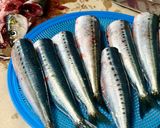 イワシの梅干し甘酢生姜煮作り方1写真