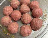 レンジで肉だんごの甘酢あんかけ♪作り方4写真